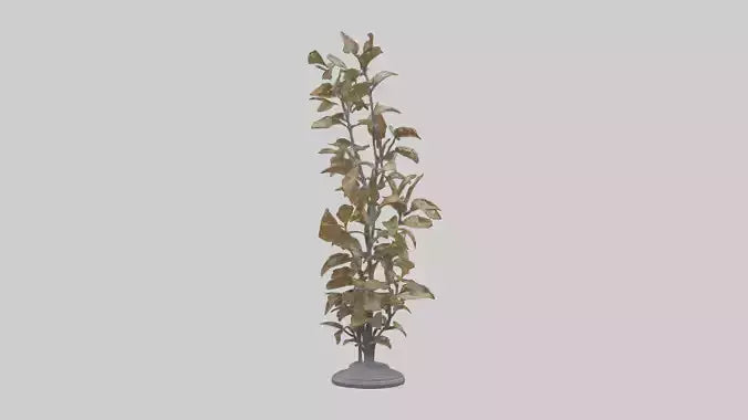 3D model Sculpture of Wind in Leaves statue model VR / AR / low-poly