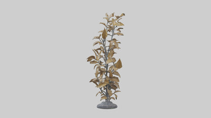 3D model Sculpture of Wind in Leaves statue model VR / AR / low-poly
