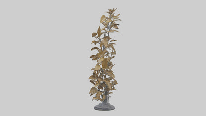 3D model Sculpture of Wind in Leaves statue model VR / AR / low-poly