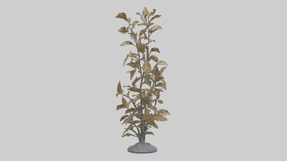 3D model Sculpture of Wind in Leaves statue model VR / AR / low-poly