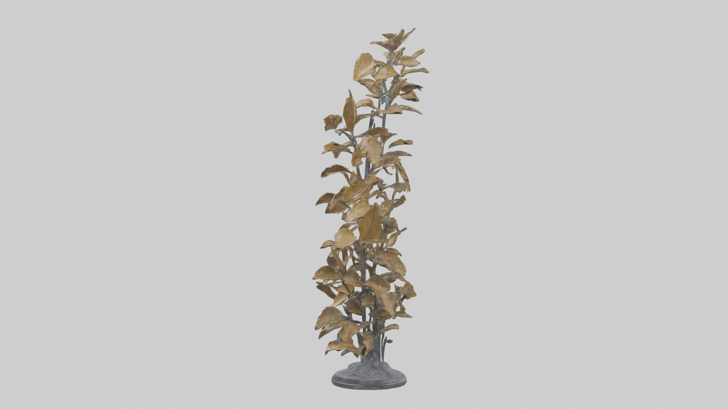 3D model Sculpture of Wind in Leaves statue model VR / AR / low-poly