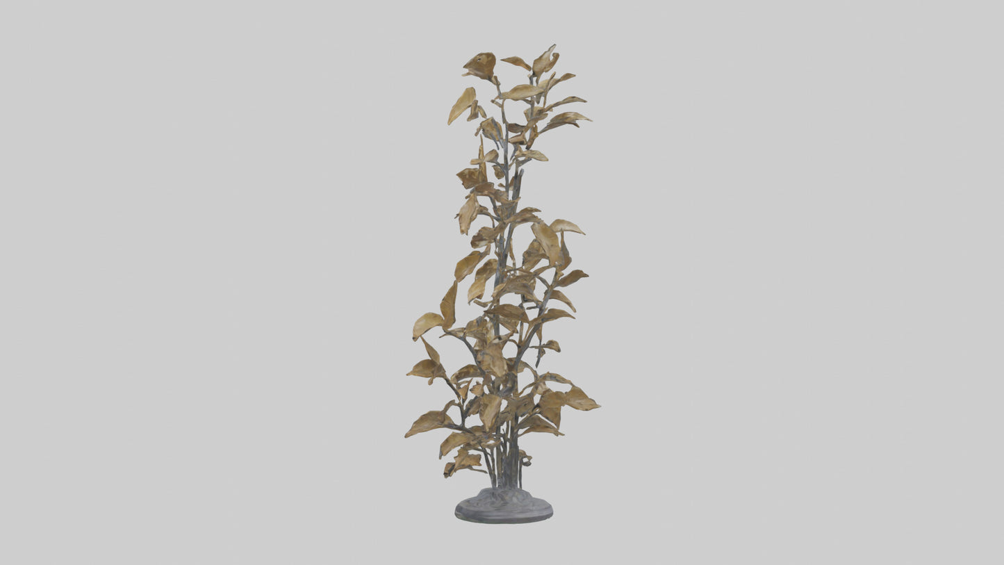 3D model Sculpture of Wind in Leaves statue model VR / AR / low-poly