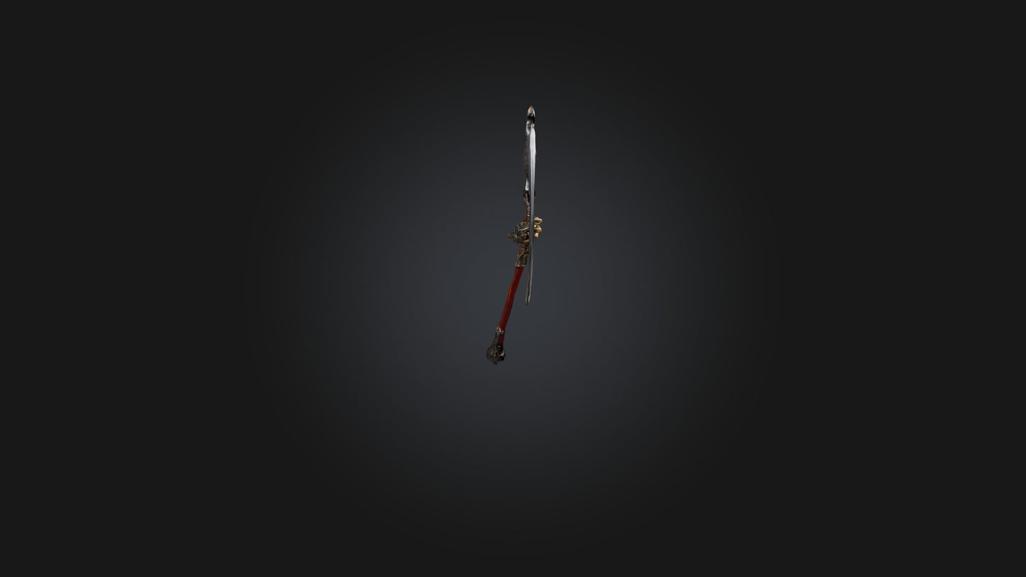 3D model Scythe VR / AR / low-poly