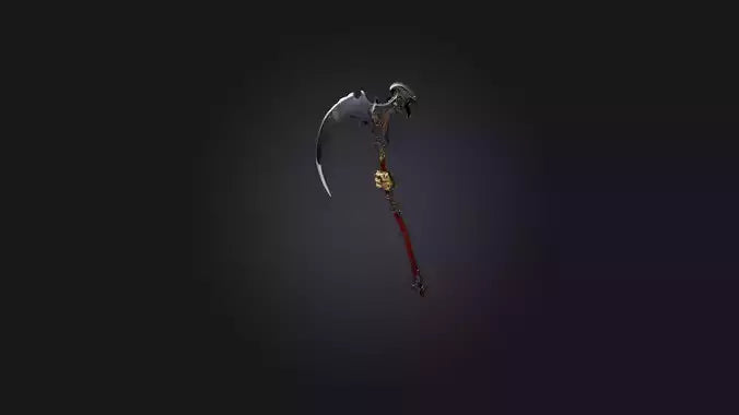 3D model Scythe VR / AR / low-poly