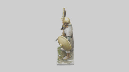 Scythian warrior statue model 3D model