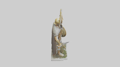 Scythian warrior statue model 3D model