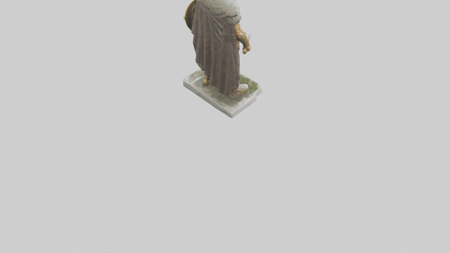 Scythian warrior statue model 3D model