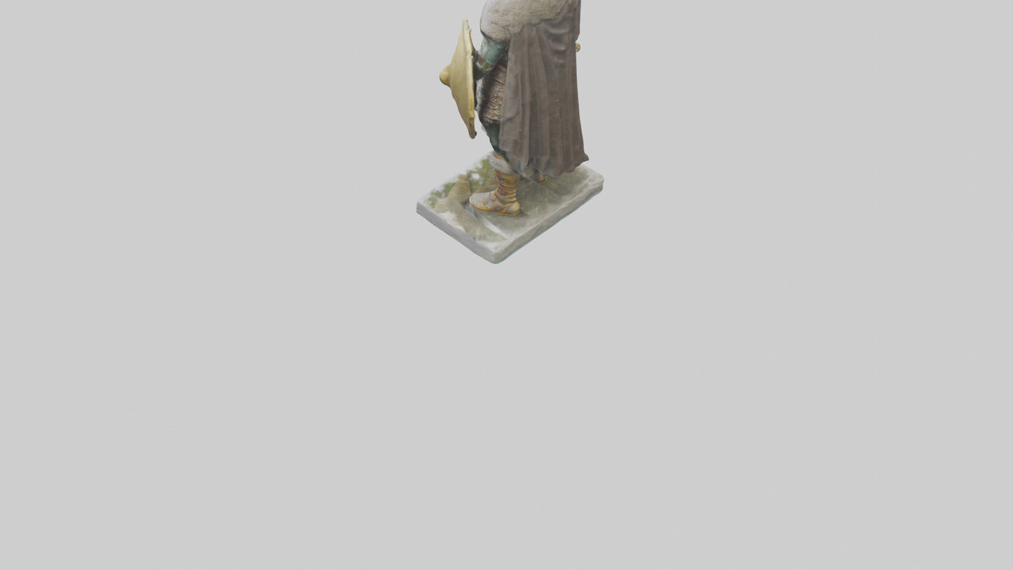 Scythian warrior statue model 3D model