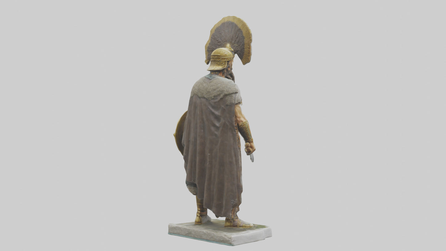 Scythian warrior statue model 3D model