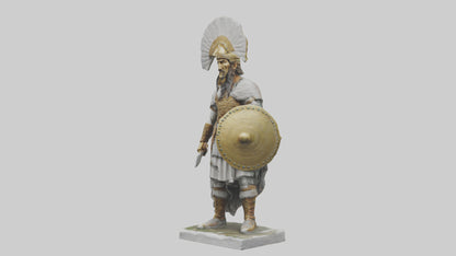 Scythian warrior statue model 3D model