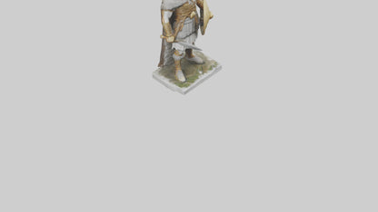 Scythian warrior statue model 3D model