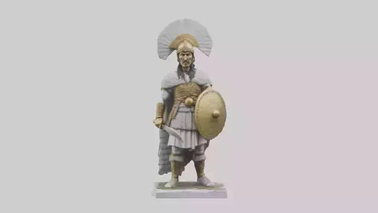Scythian warrior statue model 3D model