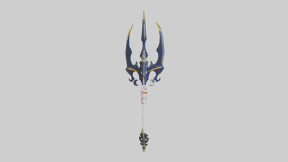 3D model Sea Kings Trident model VR / AR / low-poly