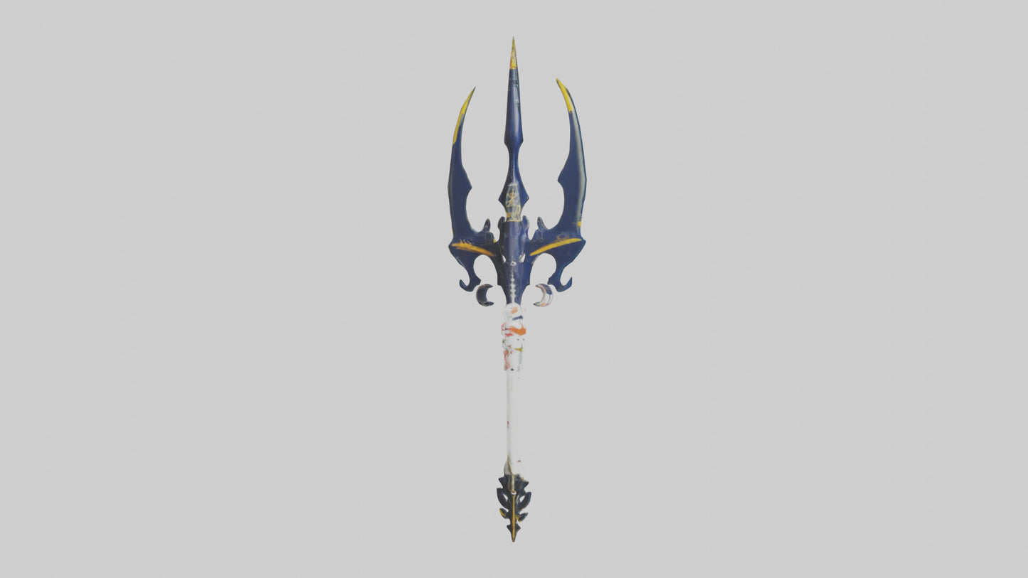 3D model Sea Kings Trident model VR / AR / low-poly