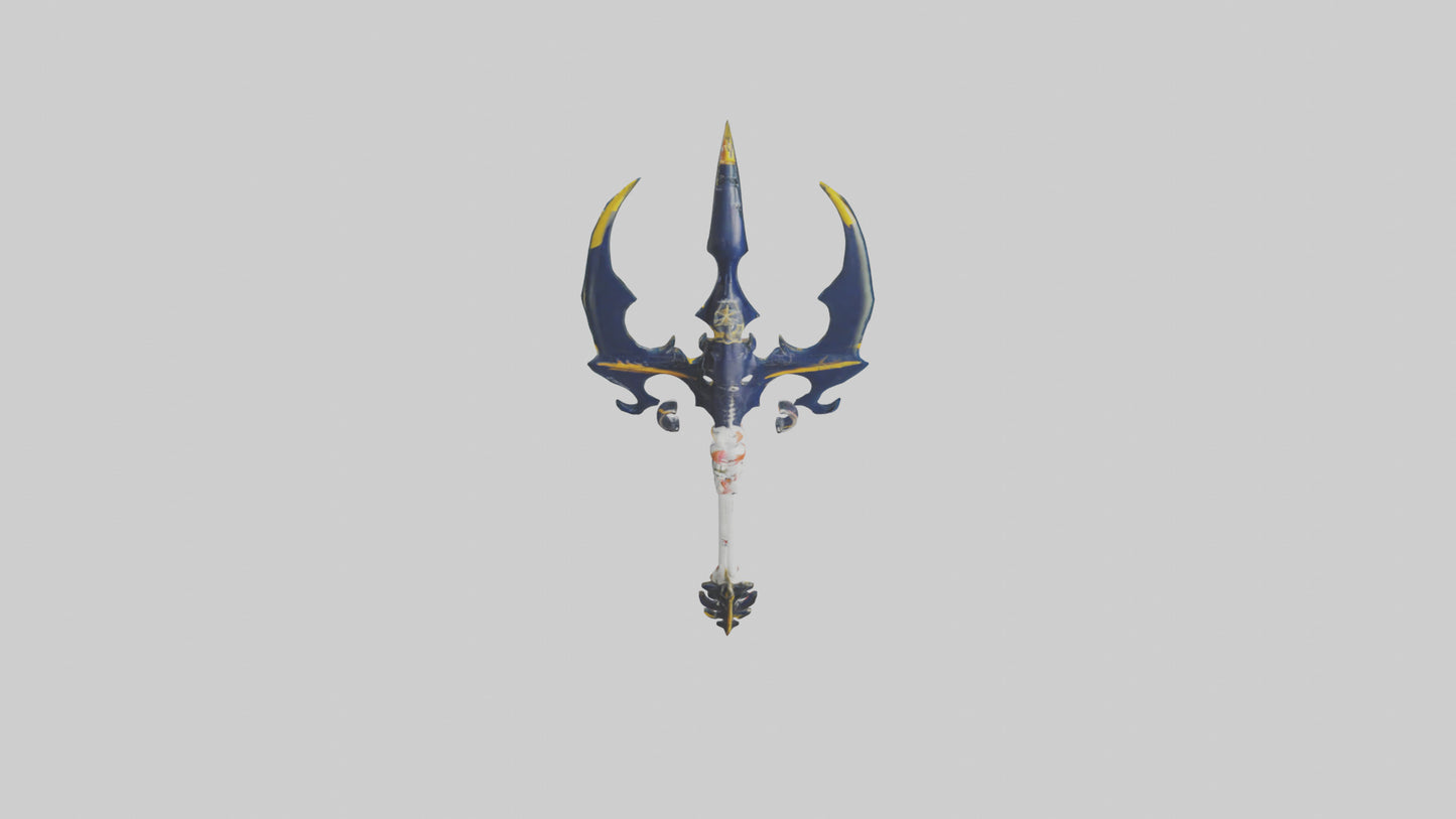 3D model Sea Kings Trident model VR / AR / low-poly
