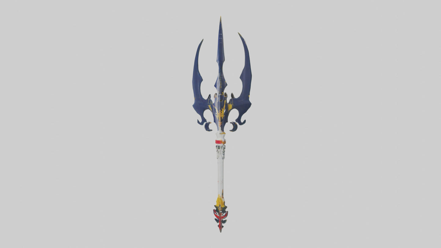 3D model Sea Kings Trident model VR / AR / low-poly