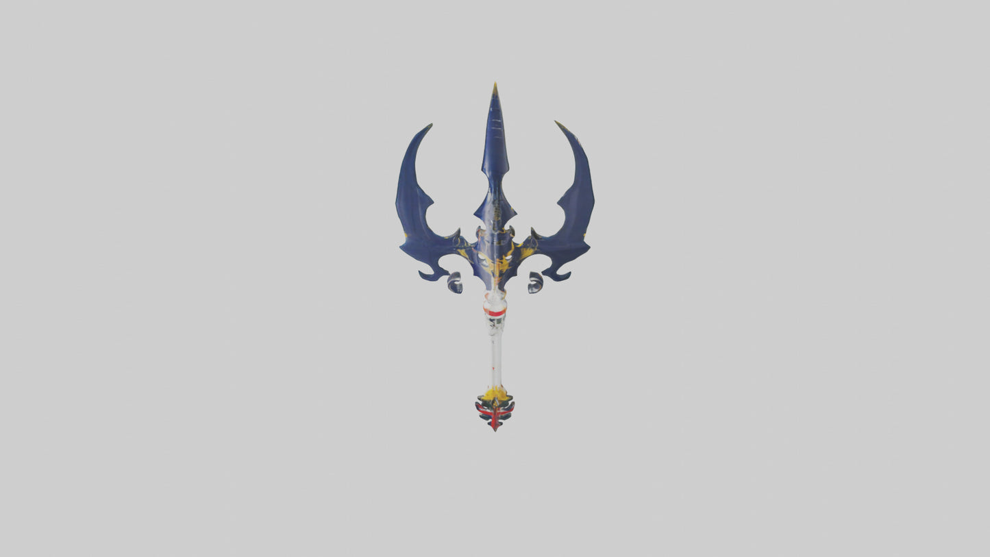 3D model Sea Kings Trident model VR / AR / low-poly