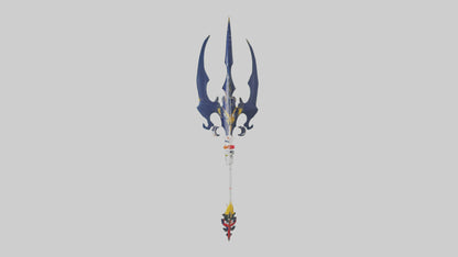 3D model Sea Kings Trident model VR / AR / low-poly