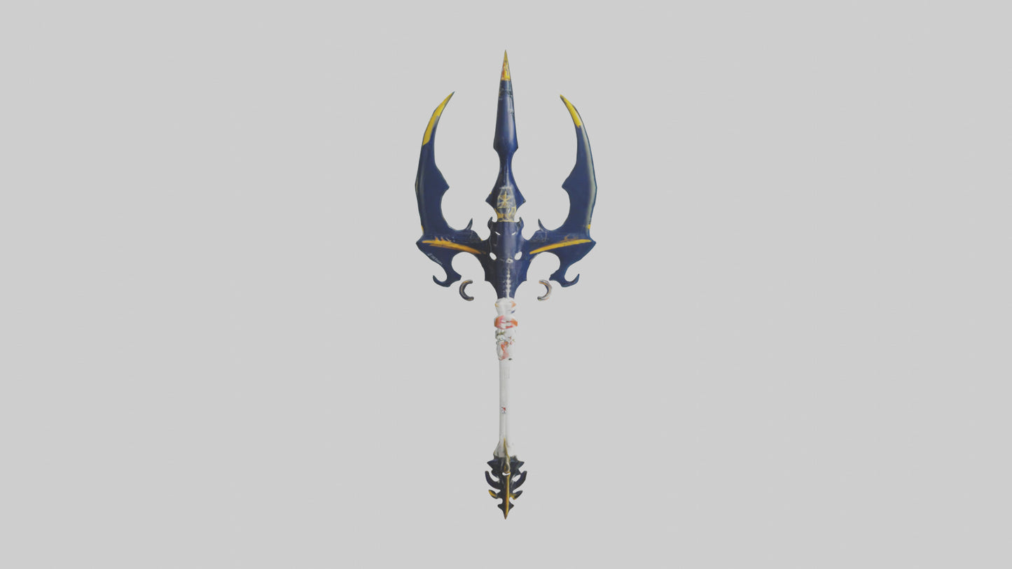 3D model Sea Kings Trident model VR / AR / low-poly