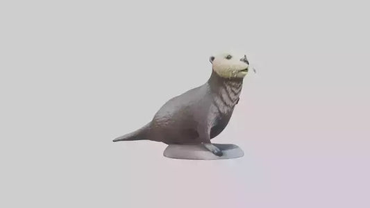 Sea Otter statue model VR / AR / low-poly