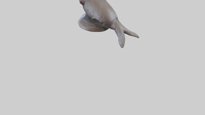 Sea Otter statue model VR / AR / low-poly