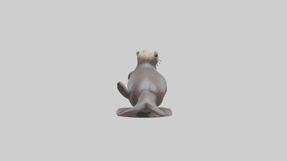 Sea Otter statue model VR / AR / low-poly