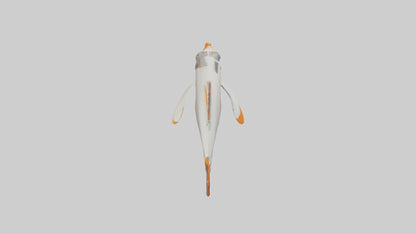 3D model Sea Robin gliding model VR / AR / low-poly