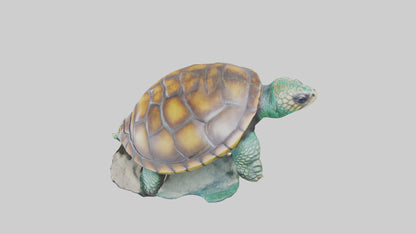 3D model Sea Turtle statue model VR / AR / low-poly