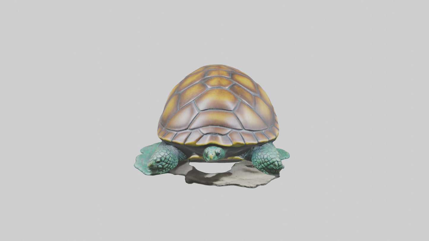3D model Sea Turtle statue model VR / AR / low-poly