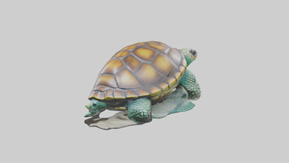 3D model Sea Turtle statue model VR / AR / low-poly
