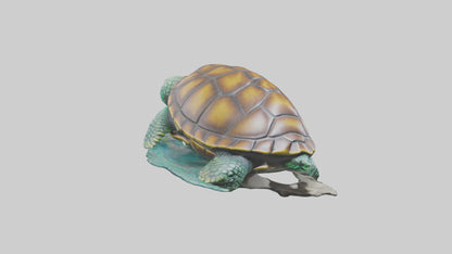 3D model Sea Turtle statue model VR / AR / low-poly