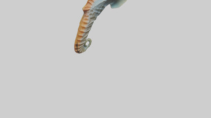 Seahorse Fin Model VR / AR / low-poly