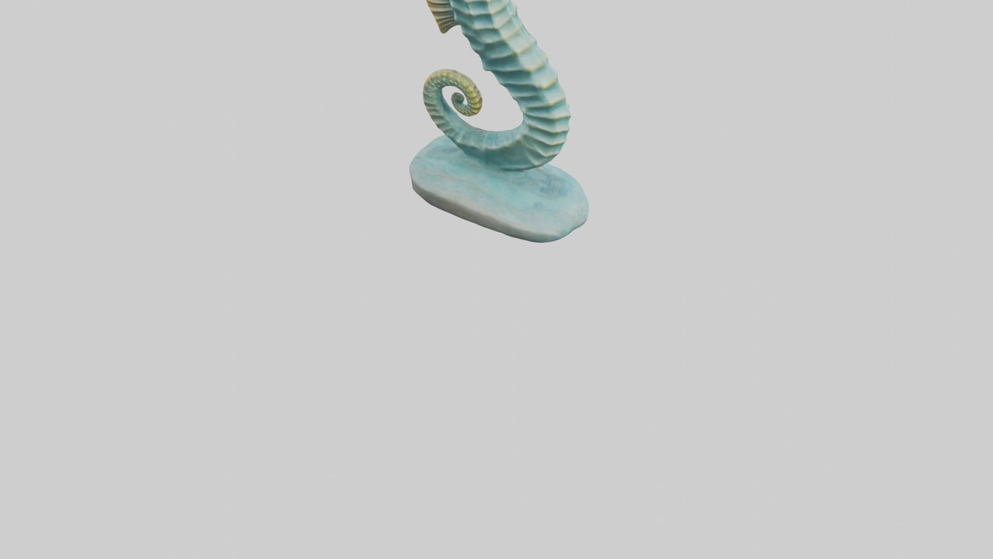 Seahorse statue model 3D model