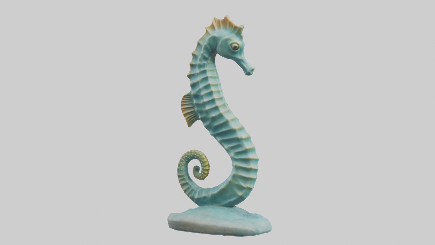 Seahorse statue model 3D model