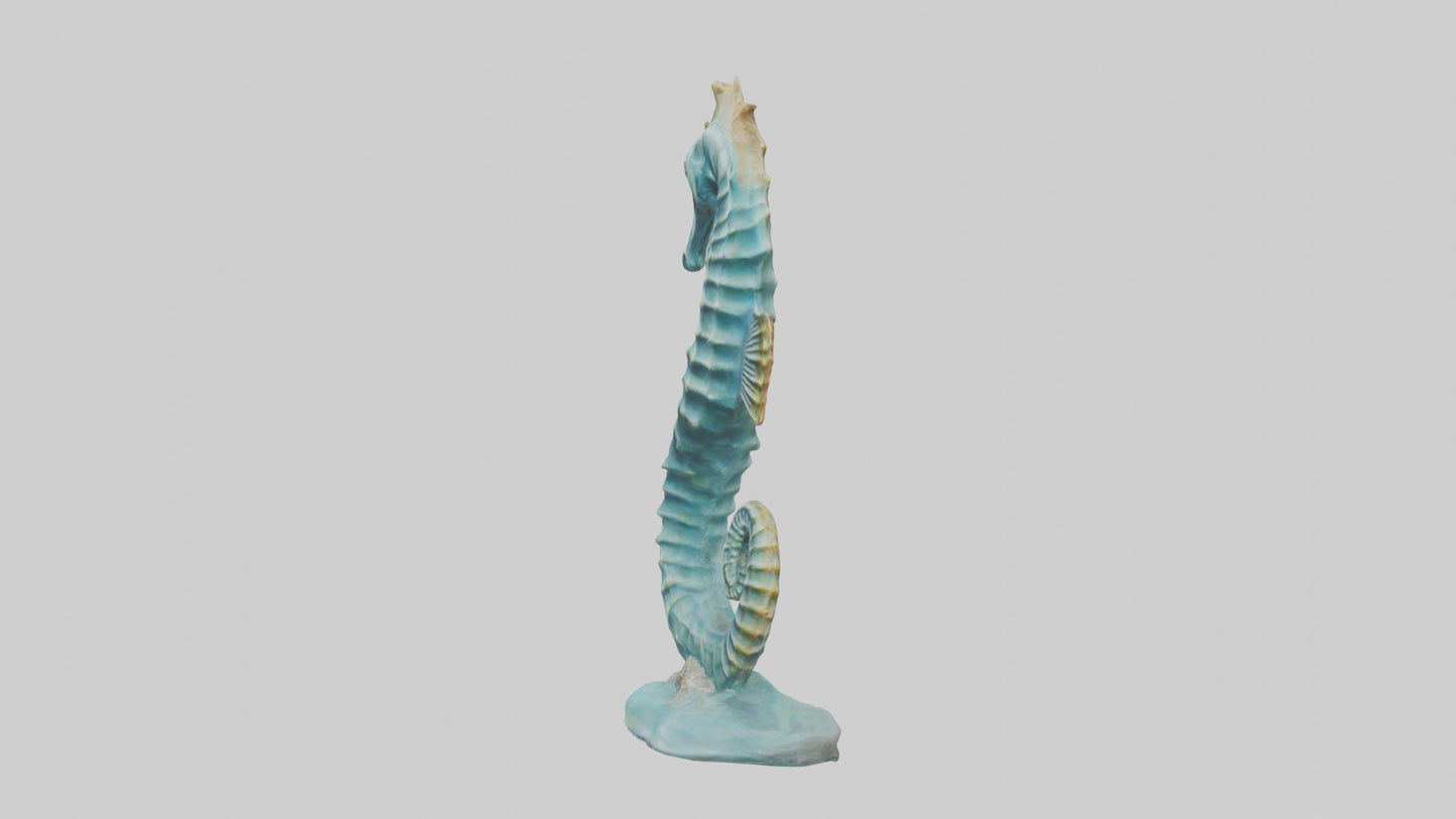 Seahorse statue model 3D model
