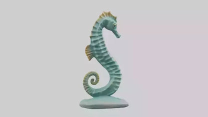 Seahorse statue model 3D model