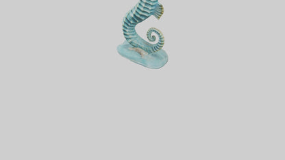 Seahorse statue model 3D model