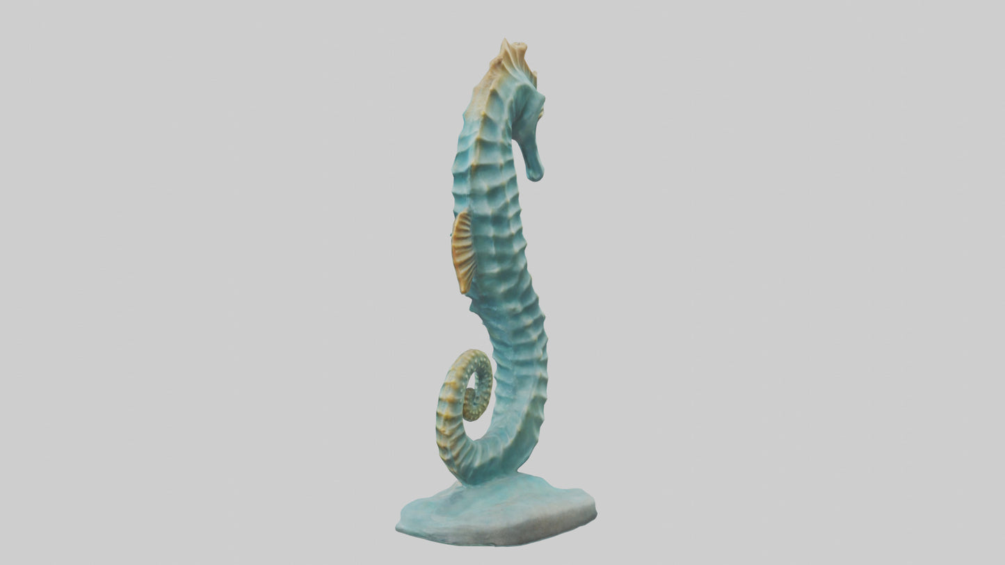 Seahorse statue model 3D model