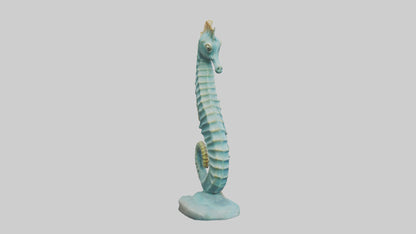 Seahorse statue model 3D model