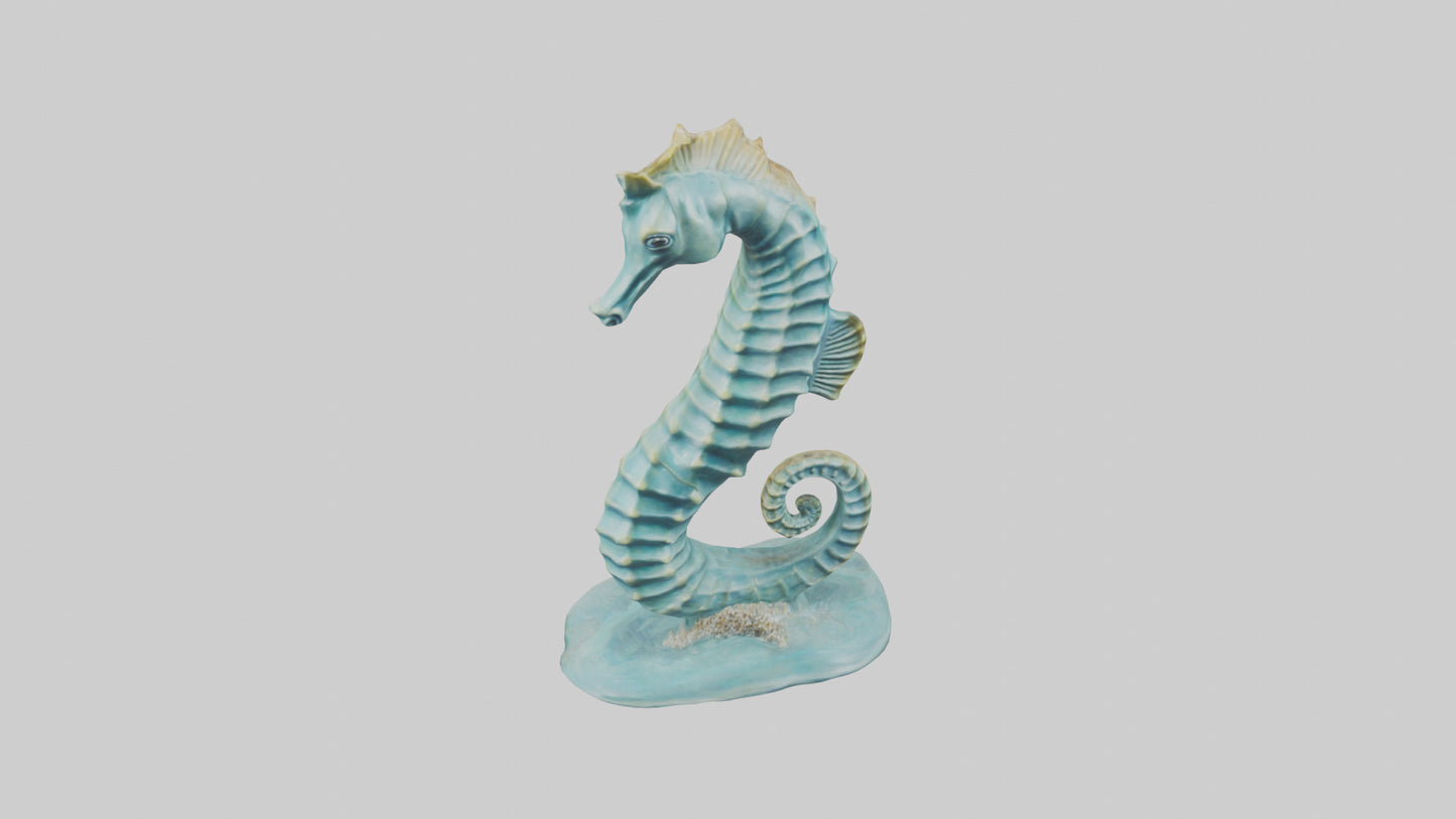 Seahorse statue model 3D model