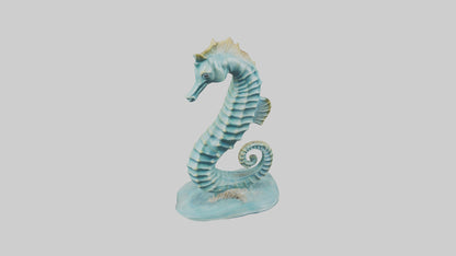Seahorse statue model 3D model