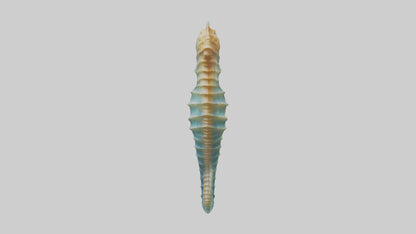 3D model Seahorse swaying model VR / AR / low-poly