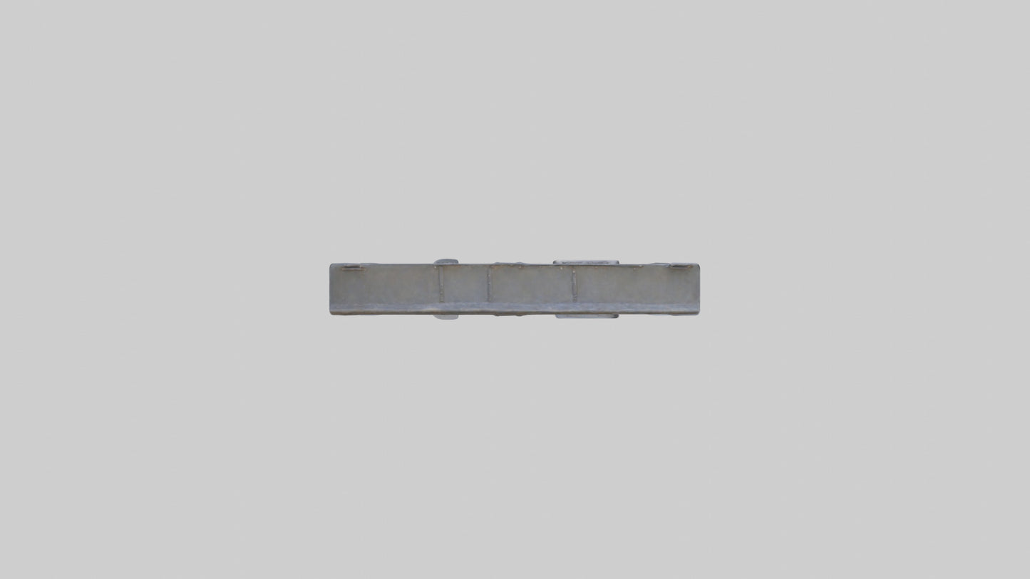 Security steel door model 3D model