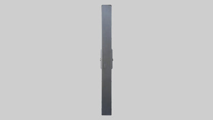Security steel door model 3D model