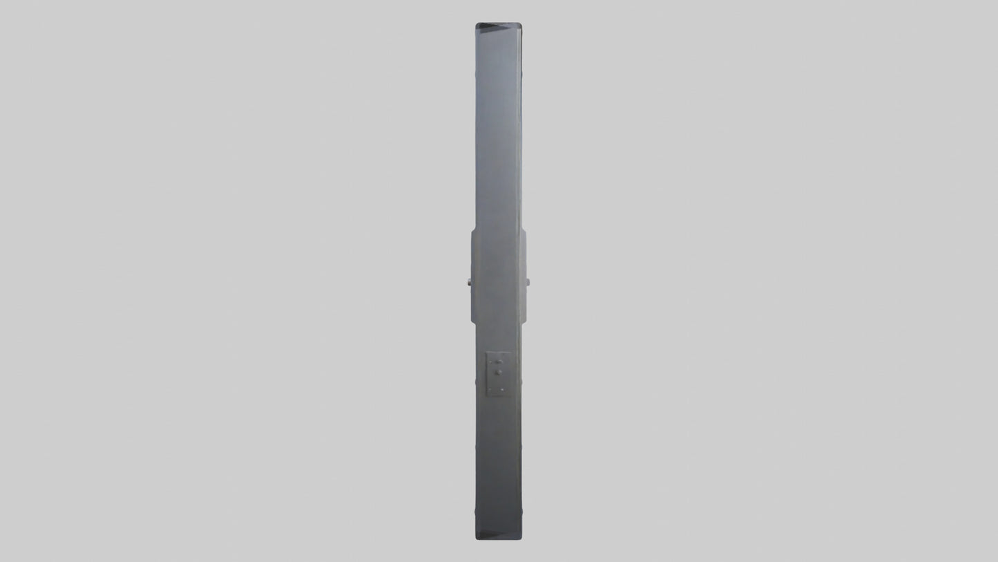 Security steel door model 3D model