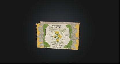 3D model Seed packet VR / AR / low-poly