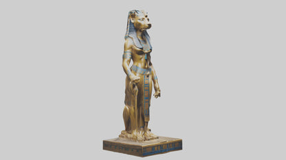 Sekhmet statue model 3D model