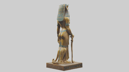 Sekhmet statue model 3D model