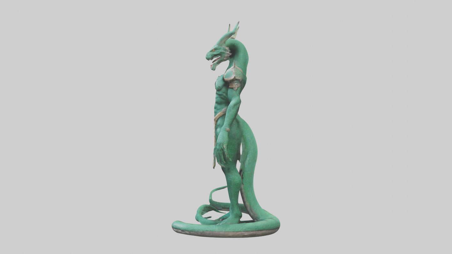 Sekhmet statue model 3D model