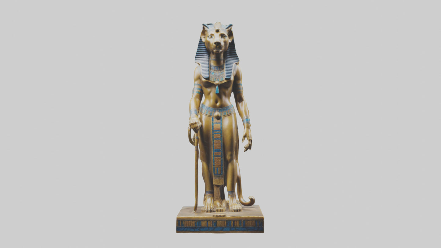 Sekhmet statue model 3D model